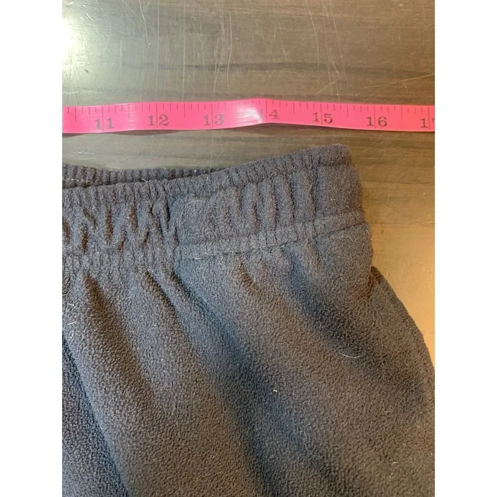 Sportif Outdoor Fleece Pants Mens‎ Large Gathered Leg Elastic Waist Black READ